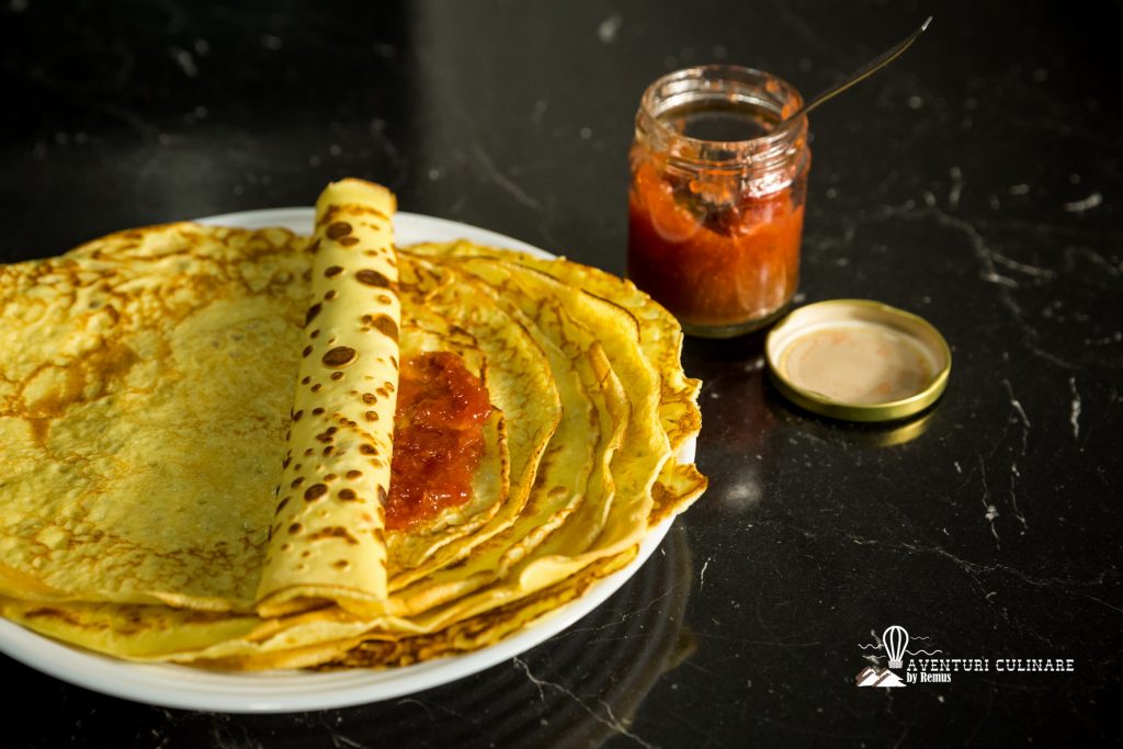 Clătite cu dulceață