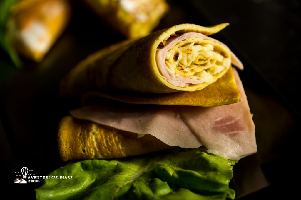 Clătite cu șunculiță