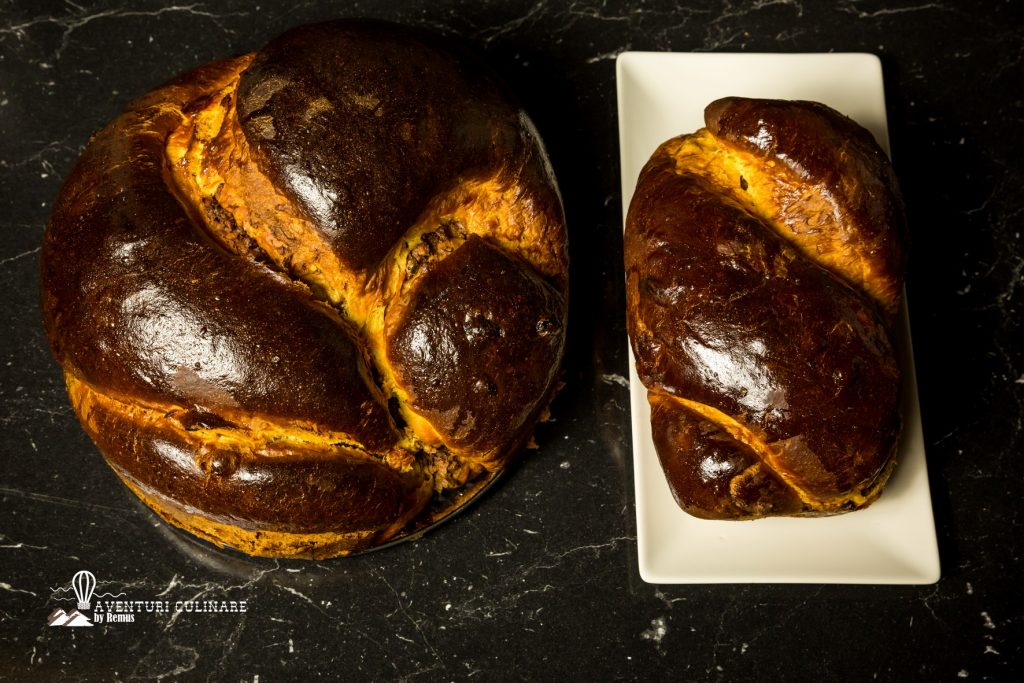 cozonac cu nucă și rahat