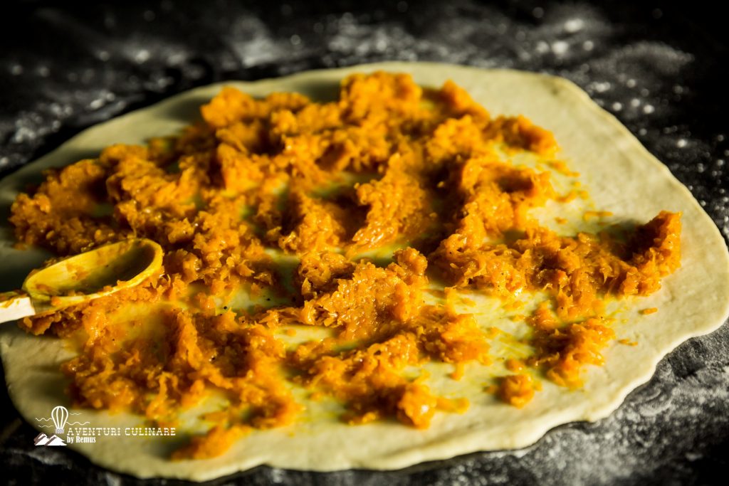 Foaie de aluat cu dovleac