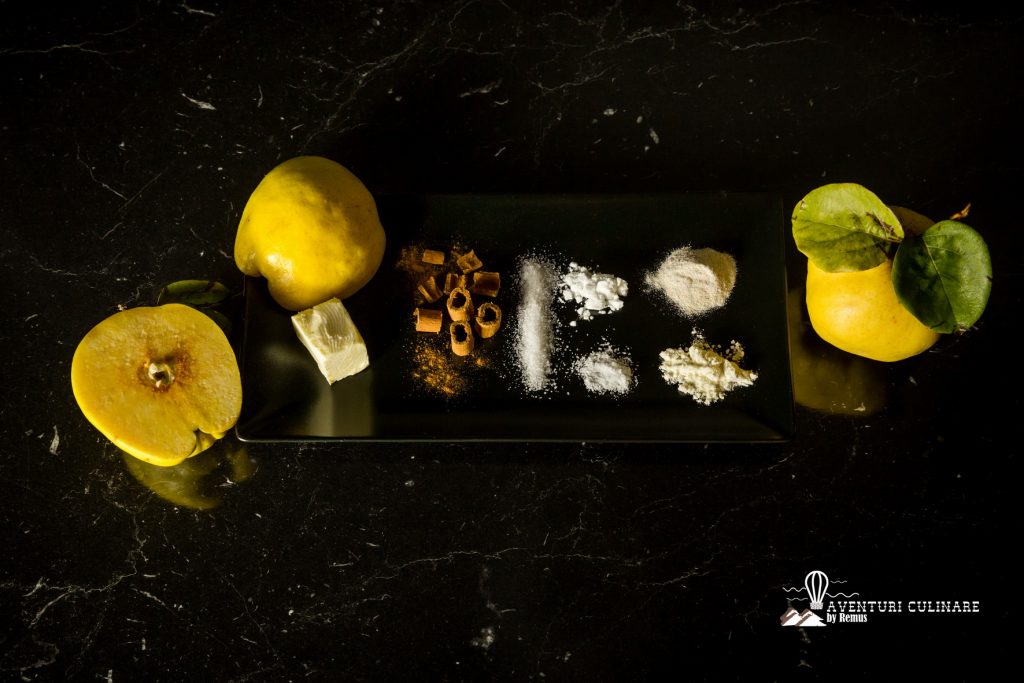 Tarta cu gutui - ingrediente