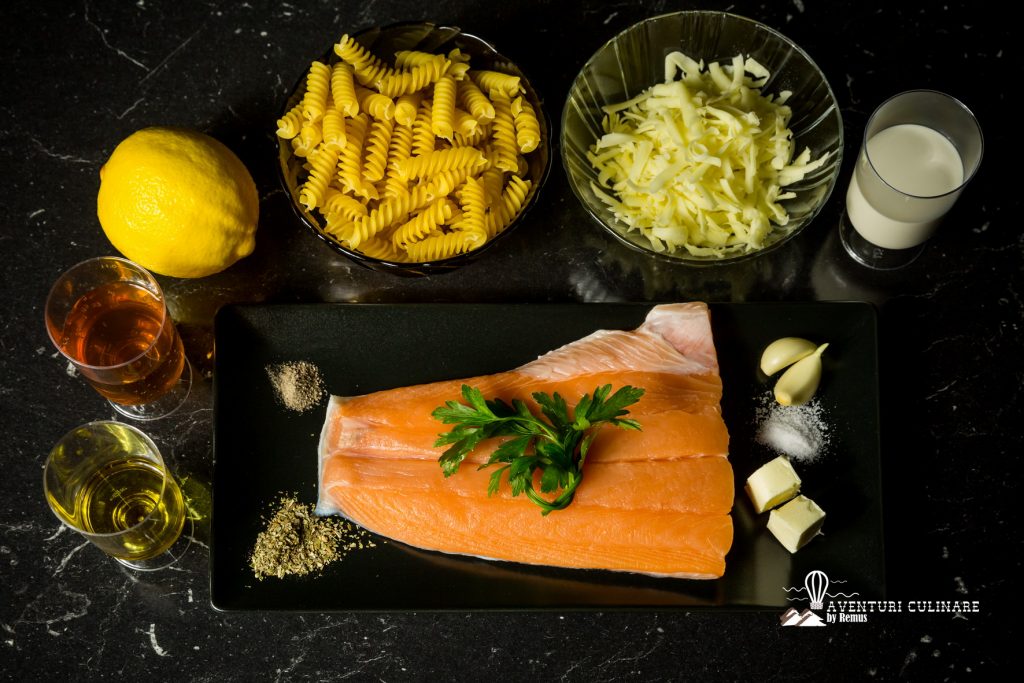 Paste cu somon - ingrediente