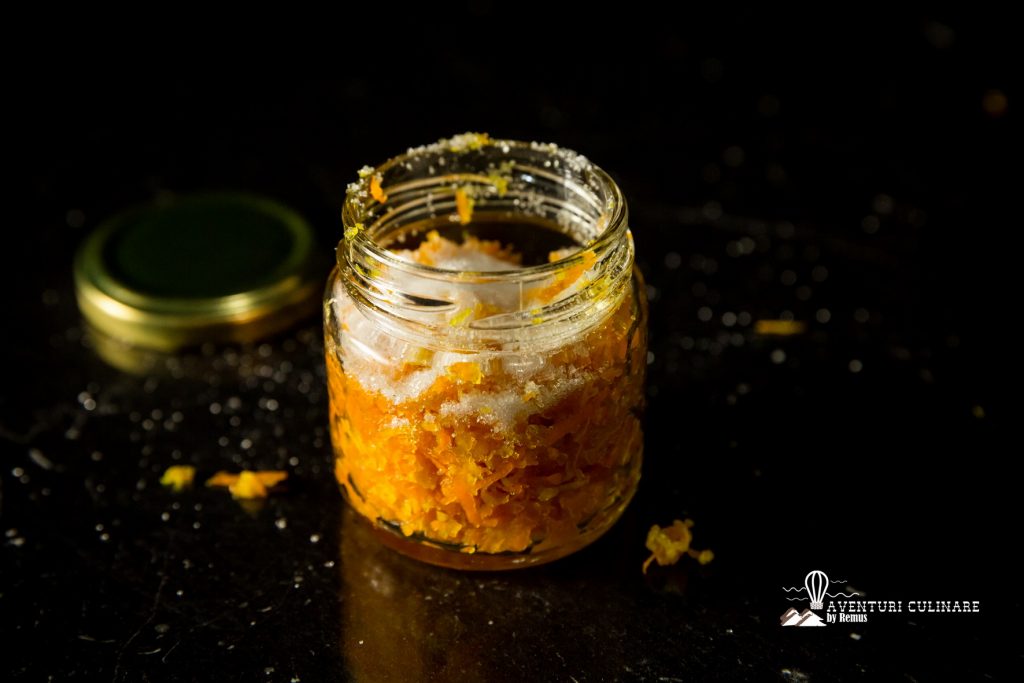 Coaja rasa de citrice